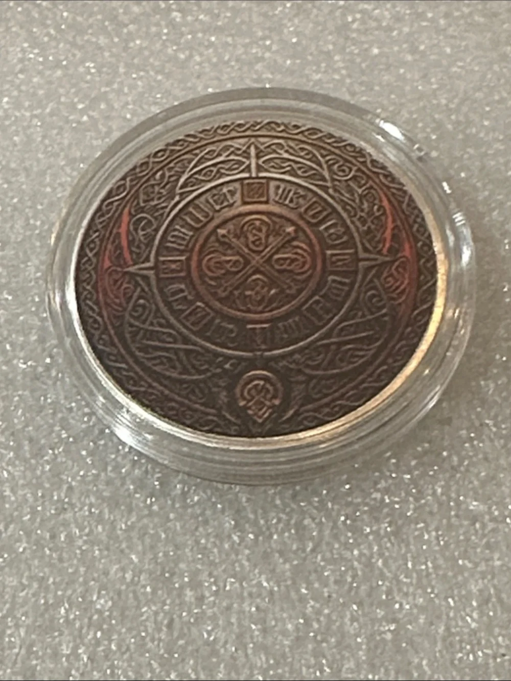 Viking Portrait Collector Coin - Bronze Tones